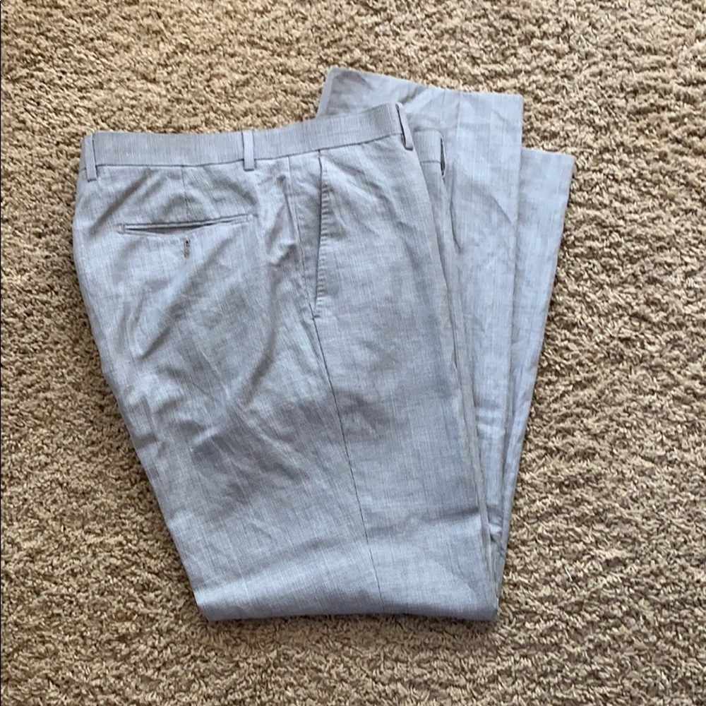 Grey Check Dress Slacks